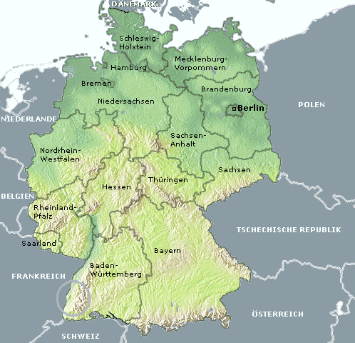 Emmendingen auf der Deutschlandkarte